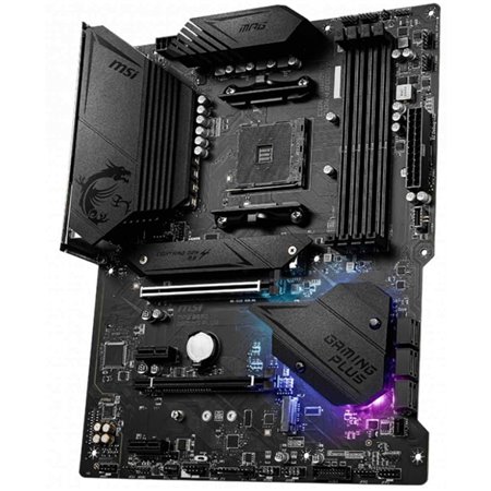 Placa-mãe msi am4 b550 gaming plus atx - 4xddr4 - 6xsata6 - 4xusb 2.0 3xusb 3.2