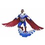 Figura coleção de diamantes maravilha falcão e o soldado invernal sam wilson capitão américa figura 25 cm galeria maravilha