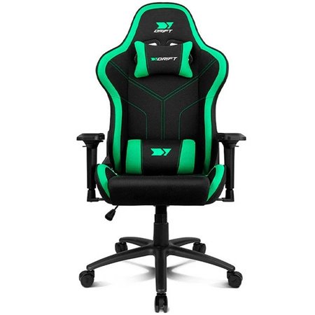 Cadeira gaming drift dr110 preta - verde