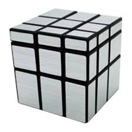 Cubo de Rubik qiyi espelho 3x3 prata
