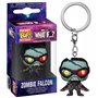 Funko pop chaveiro marvel what if falcon zombie 57401