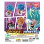 Conjunto de figuras gashapon bandai lote 50 itens cápsula dragon ball super senshi f