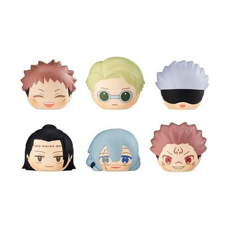 Pack 6 figuras anti-stress megahouse jujutsu kaisen gekijouban pão de espremer