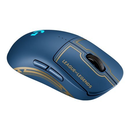 Mouse mouse logitech gaming g pro óptico sem fio sem fio edição league of legends