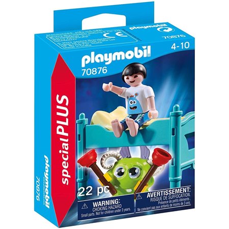 Playmobil especial mais criança com monstro