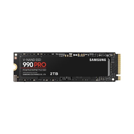 Disco rígido interno sólido ssd samsung mz - v9p2t0bw - 990 pro - 2 tb - m.2 2280 - pcie 4.0