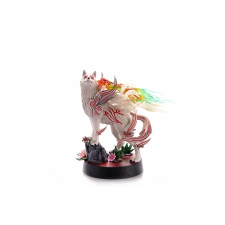 Estátua de resina de edição de pose padrão Shiranui 22 cm okami pvc f4f