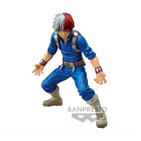 Figura banpresto crônica super master star piece my hero academia the shoto todoroki