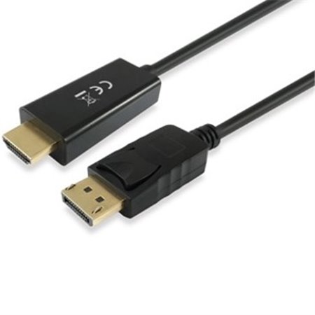 Cabo displayport equipado para HDMI macho - macho 3m preto