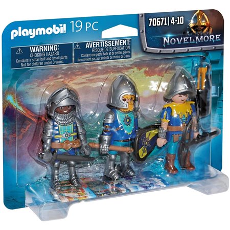 Playmobil conjunto de 3 novelmore knights