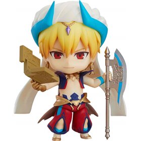 Figura bom sorriso empresa destino gran ordem caster - versão gilgamesh ascensão nendoroid Figura bom sorriso empresa destino gran ordem caster - versão gilgamesh ascensão nendoroid