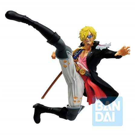 Figura ichibansho filme de uma peça vermelho sanji 11 cm