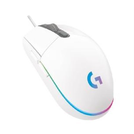 Mouse mouse logitech g102 lightsync branco gaming 8.000 dpi 6 botões