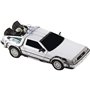 Neca réplica figura de volta para o futuro máquina do tempo delorean 15 cm