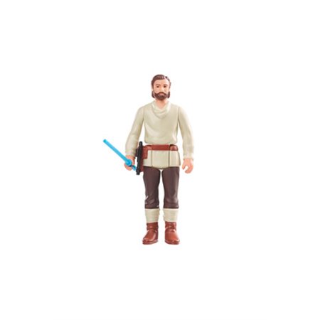 Figura hasbro obi wan kenobi vagando jedi coleção retrô de guerra nas estrelas