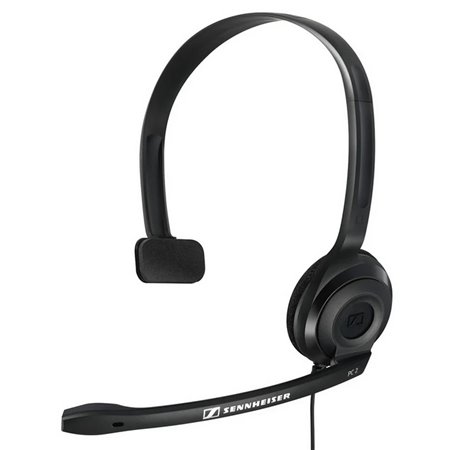 Sennheiser epos pc 2 fones de ouvido chat microfone jack 3,5 mm preto