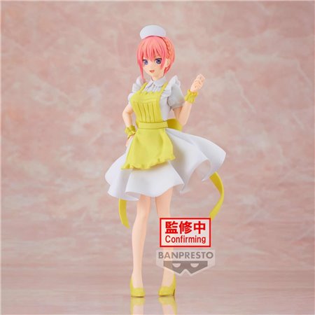 Figura banpresto a quintessência do filme quíntuplos kyunties ichika nakano versão enfermeira