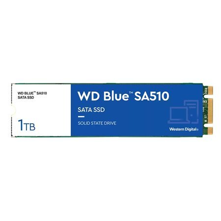 Disco rígido interno sólido hdd ssd wd western digital blue sa510 wds100t3b0b 1 tb m.2 2280 sata 6 gb - s