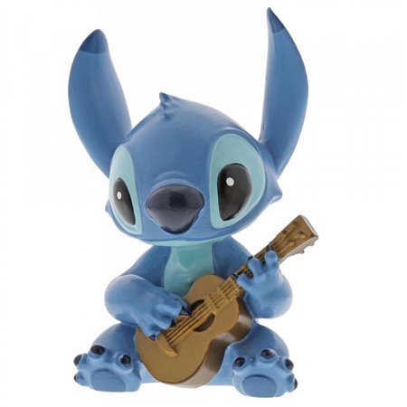 Figura enesco disney lilo & stitch stitch com ukulele