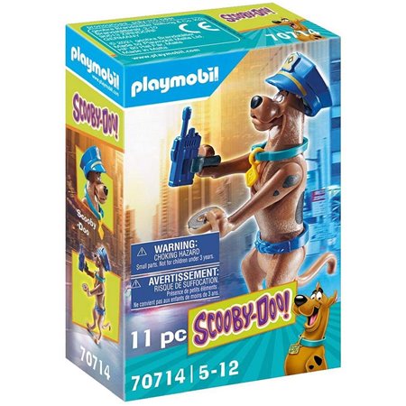 Playmobil Scooby-doo! figura colecionável da polícia