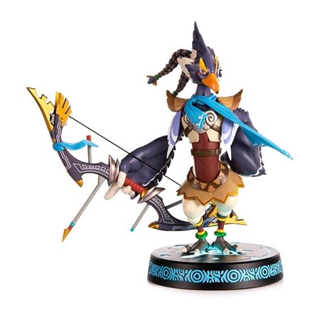 Figura primeiras 4 figuras a lenda de zelda respiração da estátua de colecionador selvagem revali ed