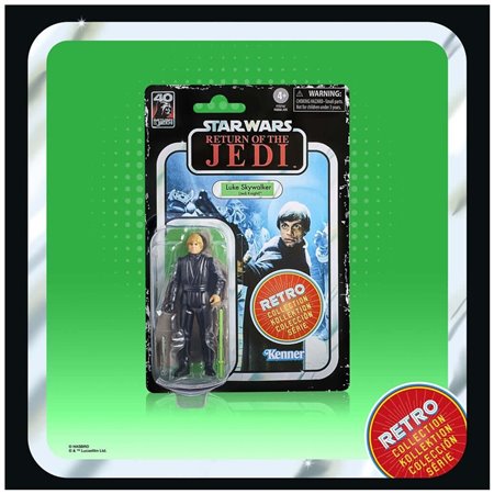 Hasbro Star Wars Retro Collection Return of the Jedi Figure - Luke Skywalker (Jedi Knight)