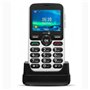 Telemóvel doro 5860 branco - preto - 2,4 polegadas - 4g - preto e branco