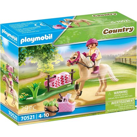 Pônei alemão colecionável da Playmobil