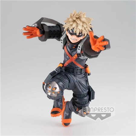 Figura banpresto meu herói academia os incríveis heróis heróis mundiais missão katsuki bakugo