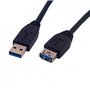 Cabo de extensão USB 3.0 tipo A macho - fêmea 3m