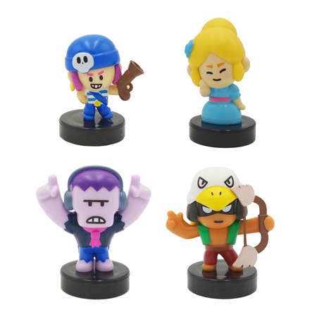 Figures brawl stars pack 4 aleatórios