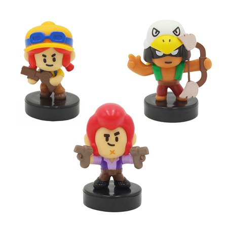 Figures brawl stars box pack 3 random