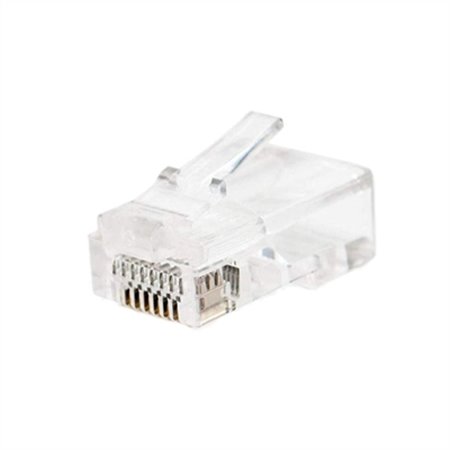 Conector rj45 cat.6 utp nanocabo 10 unid.