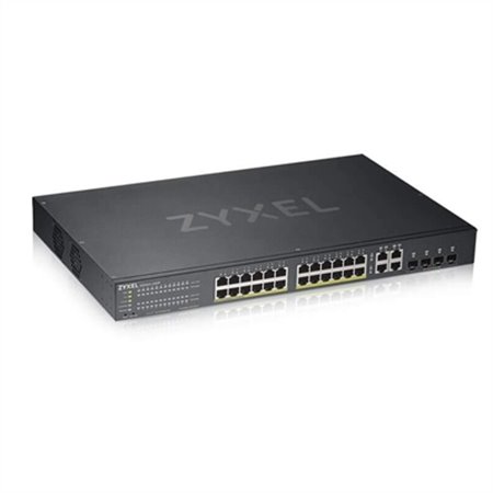 Switch 28 portas zyxel gs192024hpv2 - eu0101f 24 portas gigabit ethernet 4 portas sfp