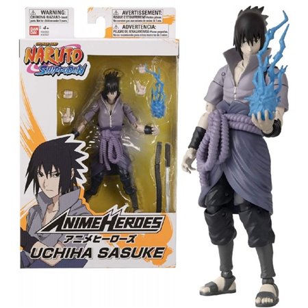 Figura bandai heróis de anime naruto uchiha sasuke