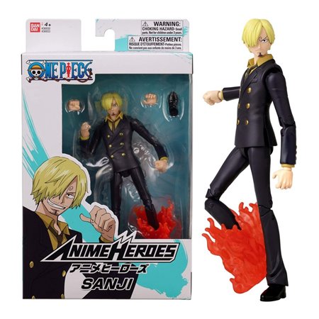 Figura bandai heróis de anime de uma peça sanji