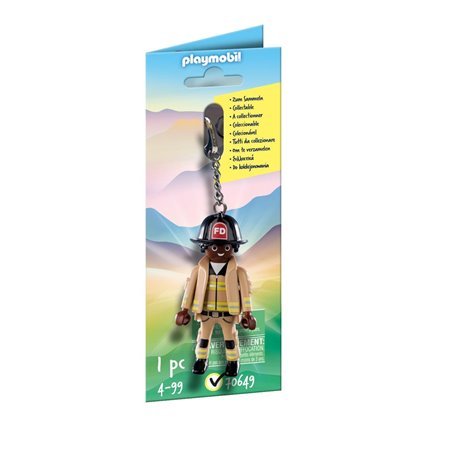 chaveiro bombeiro Playmobil