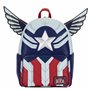 Loungefly Marvel Falcon Capitão América Cosplay Mini Mochila