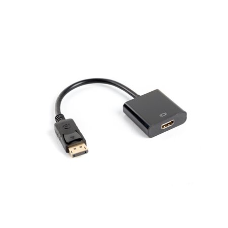 Lanberg adaptador displayport macho - HDMI fêmea 10cm