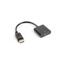 Lanberg adaptador displayport macho - HDMI fêmea 10cm