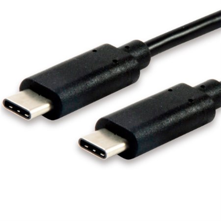 Cabo USB tipo c macho para usb tipo c macho 1m