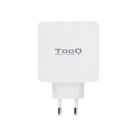 Carregador duplo usb tipo c pd + usb tipo a qc3.0 tooq branco usb tipo c pd - usb tipo a qc3.0 - 48w - branco