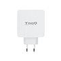 Carregador duplo usb tipo c pd + usb tipo a qc3.0 tooq branco usb tipo c pd - usb tipo a qc3.0 - 48w - branco