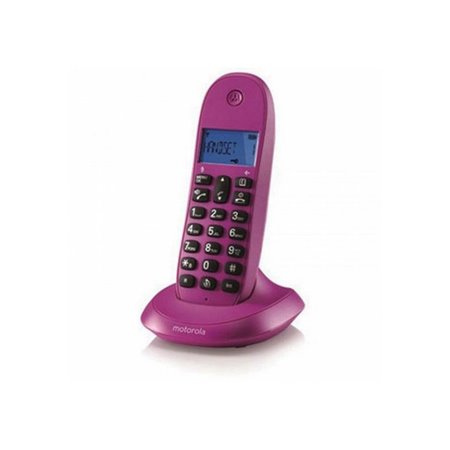 Telefone sem fio violeta sem fio Motorola C1001LB+