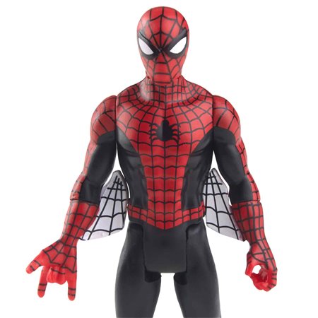 Figura hasbro 9,5 cm spiderman marvel legends retrô