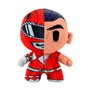 brinquedo de pelúcia vermelho power rangers dznr