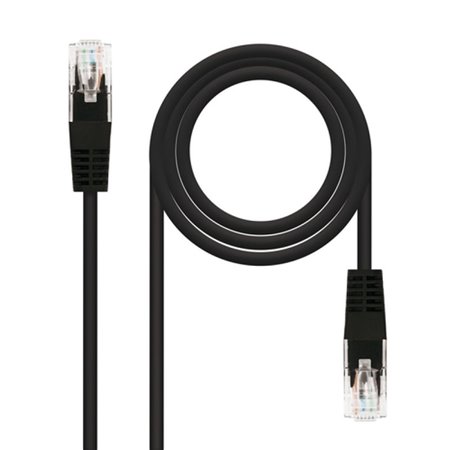 Patch cord rede utp cat.6 rj45 nanocabo 3m preto