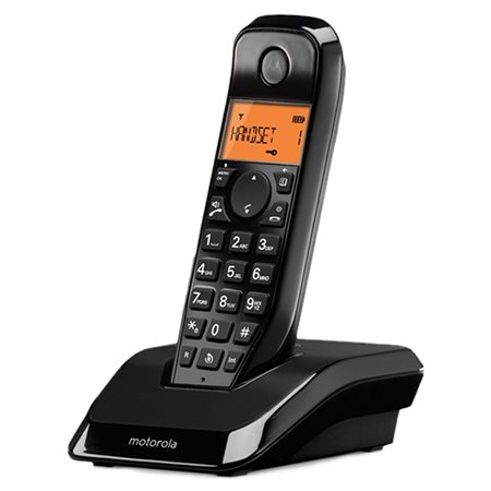 Telefone fixo sem fio Motorola s1201 preto