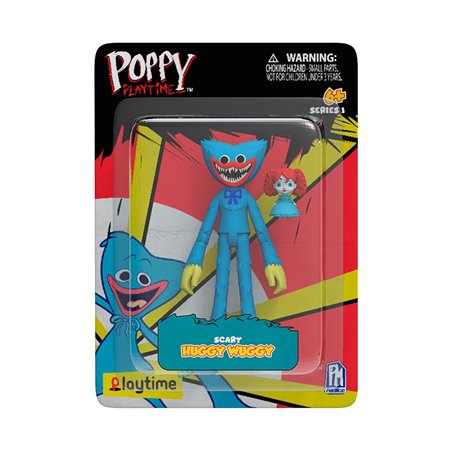 Figura papoula playtime 13cm - huggy wuggy sorrindo