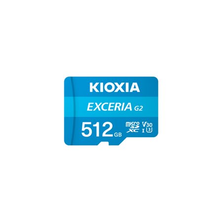 Micro sd kioxia 512gb exceria g2 w - adaptador